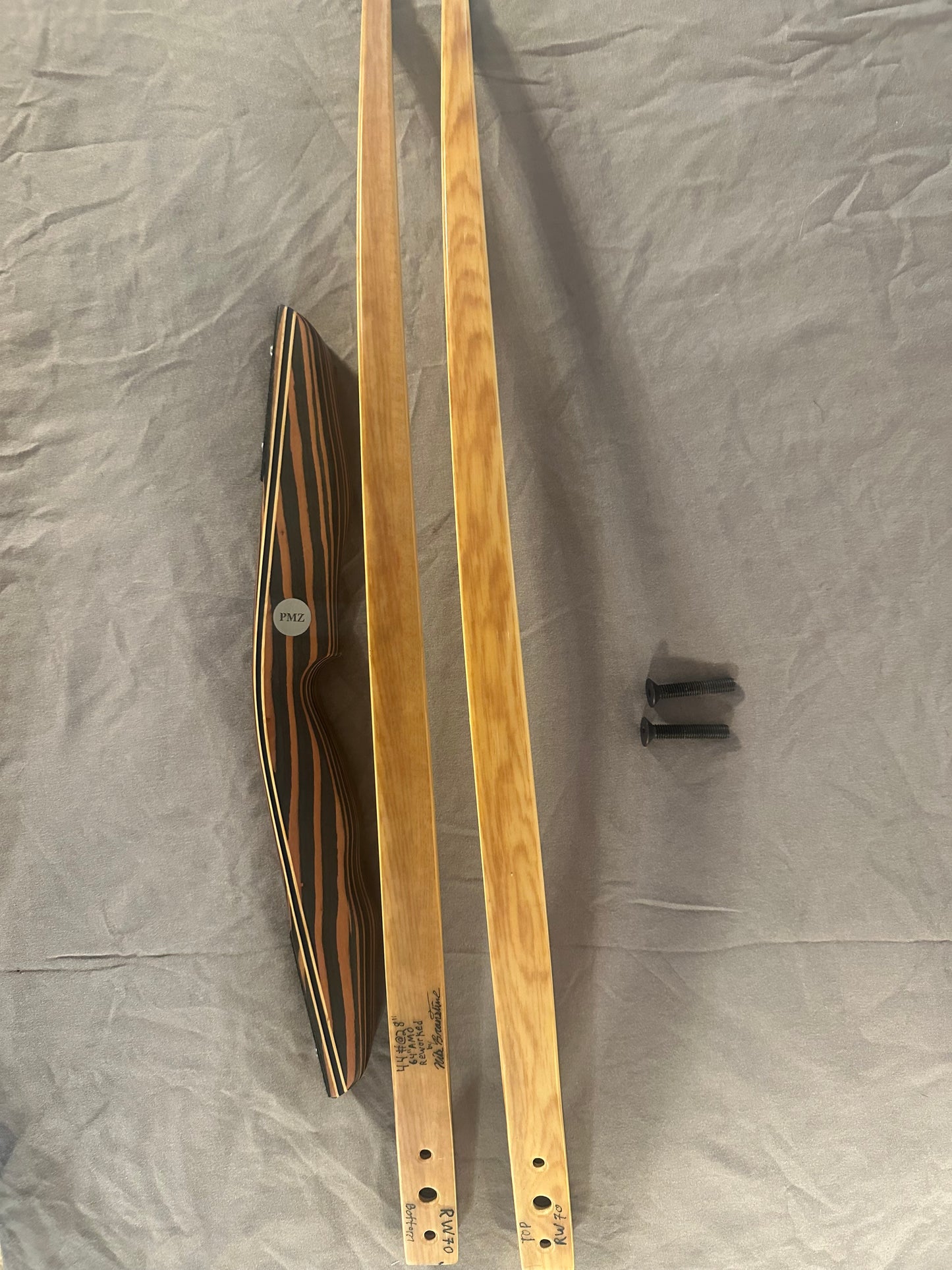 64” AMO 44# Left hand RW:70 PMZ longbow