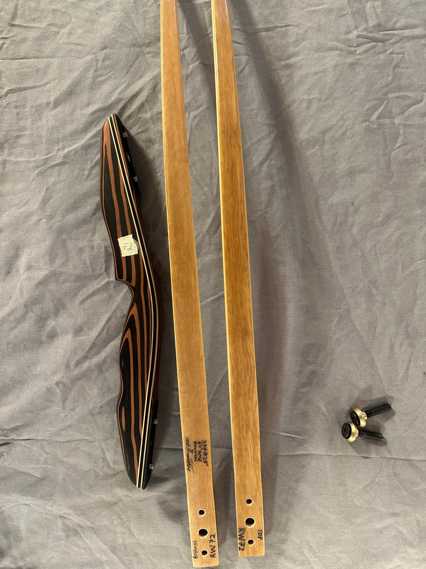 64” AMO 33# right hand RW:72 PMZ Longbow